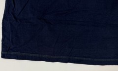 Vintage 90s Henley Shirt Men XXL Minimalist Casual Outdoors Travel Navy Cotton