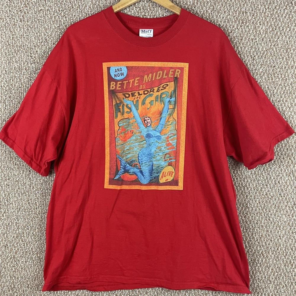 Bette Midler T-Shirt Men’s Size 2XL Live On Tour Y2K 2000s Retro 90s F131