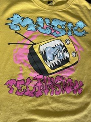 MTV Music Television Retro Logo T Shirt Size Small Music Art TV