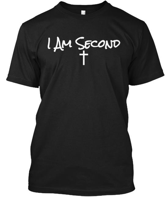 I Am Second Tee T-Shirt Made in the USA Size S to 5XL