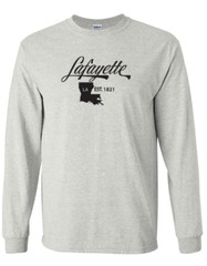 Lafayette Louisiana State T-Shirt Long Sleeve Graphic Tees Unisex apparel