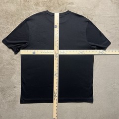 Vintage Pierre Cardin T Shirt Mens M Black Ribbed Minimal Designer