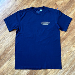 Pendleton Woolen Mills T Shirt Men M Medium Black Box Logo Cotton Short Sleeve