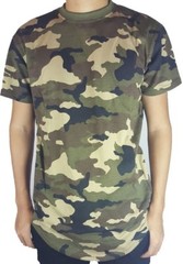 MEN HIPSTER ELONGATED HIP HOP T-SHIRTS WITH SIDE ZIPPER T-552 SOLID