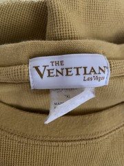 2XL The Venetian Las Vegas Sportivo Yellow Thermal T-shirt XXL Italian Sport