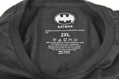 Batman Mens Live Everyday Like You’re Batman Black Shirt New L, 2XL