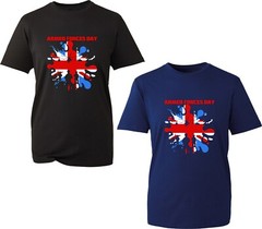 Armed Forces Day T-Shirt UK Royal Army Remembrance Day Veterans Unisex Tee Top