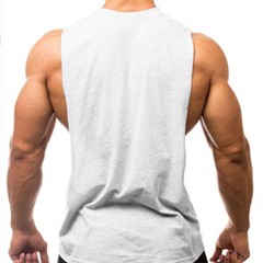 Men’s Cotton Bodybuilding Gym Tank Tops Workout Stringer Sleeveless Shirts Vest