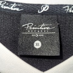 Primitive Apparel Graphic T Shirt Men XL Black Spellout V Neck Streetwear Skater