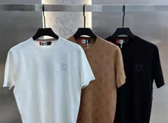 New Men Luxury Diamond Tiger Rhinestones Fashion T-Shirt High Quality 3 Colors