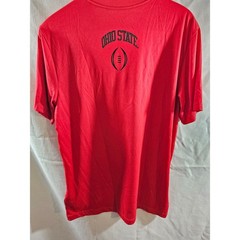 Ohio State Buckeyes Shirt Men Medium Red NCAA Football Dri Fit Tee Nike Athletic