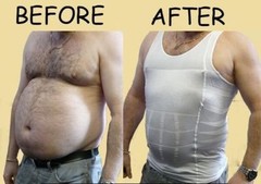 FAJAS Men Body Slimming Tummy Shaper Belly Underwear Shapewear Waist Girdle Vest