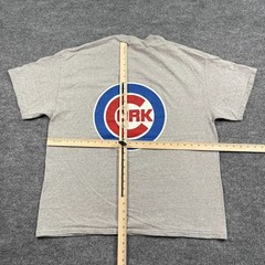 Vintage 2003 Sammy Sosa Cheater Cork Bat Shirt 2XL 25×29 Chicago Cubs