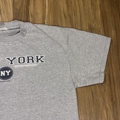 Vintage New York Shirt Mens Large Gray NY Boroughs Graphic Tee Delta Pro Weight