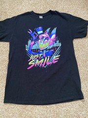 Official Hazbin Hotel (MEDIUM) ALASTOR “Just Smile” SHIRT M Limited Shark Robot