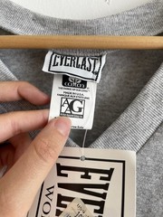 Vintage Everlast Boxy Cropped Tshirt 100% Cotton Boxing Workout Gym Deadstock