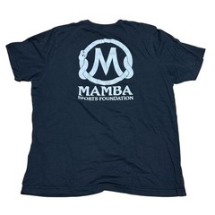 Mamba Sports Academy Shirt Mens XL Black Graphic Basketball Tee Logo