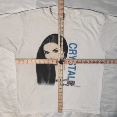 Crystal Gayle Concert On Tour Tshirt Vintage Graphic XL White Screen Stars