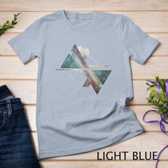 Geometric Mountains T-Shirt- Abstract Mountain Camping Tee Unisex T-shirt