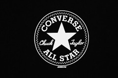 NWT Converse Men SS Crew T-Shirt Tee “CHUCK TAYLOR BIG ALL STAR PATCH EDITION”