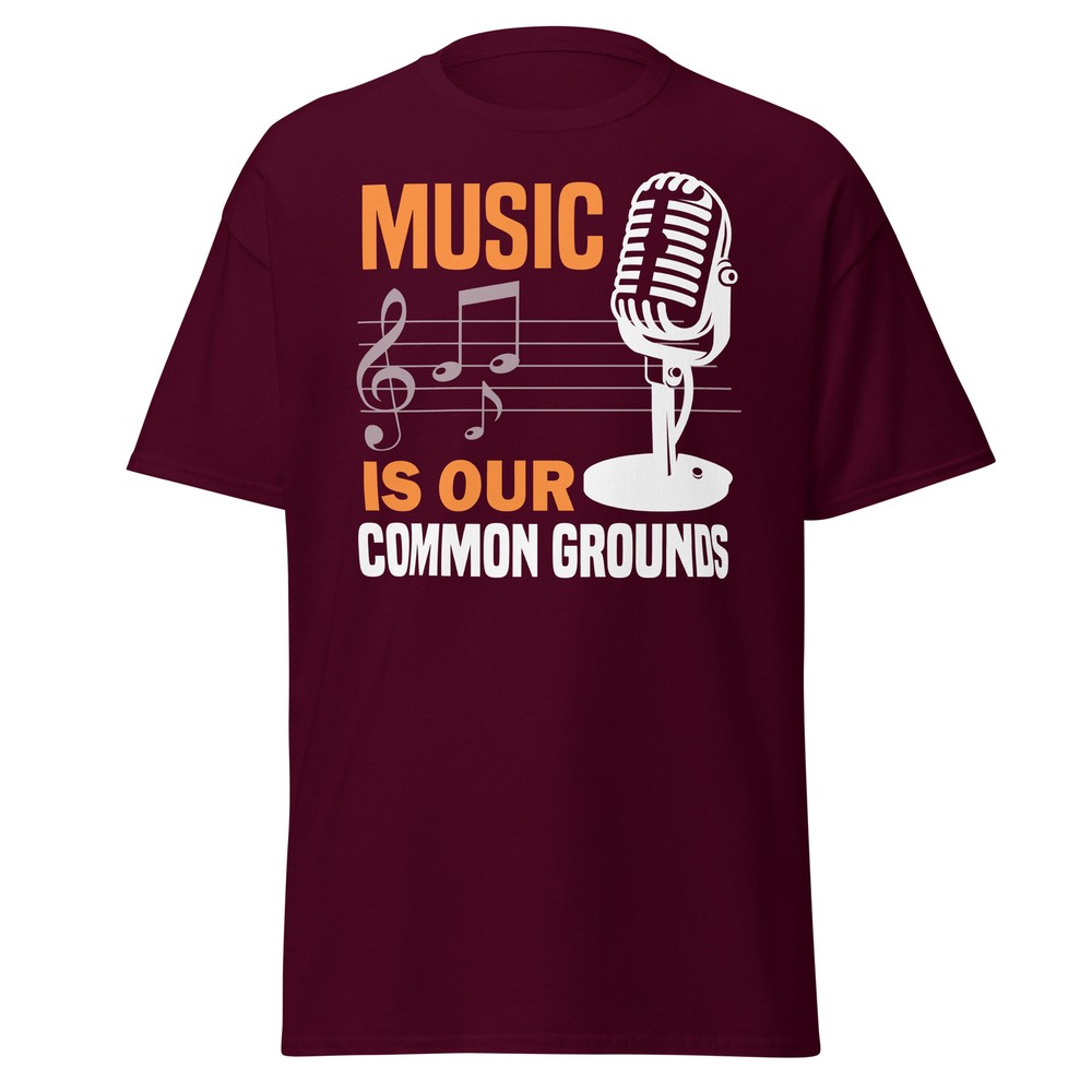 Music is Our Common Grounds Unisex Classic Tee