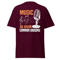 Music is Our Common Grounds Unisex Classic Tee