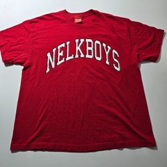 Full Send Nelk Boys Arch Tee Mens XL Red 100% Cotton Short Sleeve Streetwear