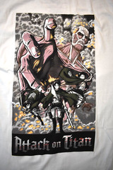 Ripple Junction Attack On Titan Season 2 Mens Manga Anime White Shirt New M