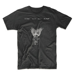 Troll Doll Patent T-Shirt.100% Cotton Tee Comfy on Black White or Gray. NEW