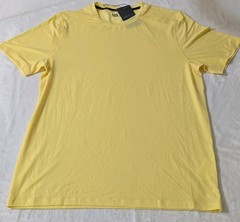 VRST Men’s Size Medium Icon Short Sleeve T-Shirt Yellow Blaze Heather Soft NWT