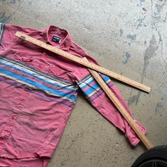 90s Wrangler Brushpopper Shirt Rare Striped