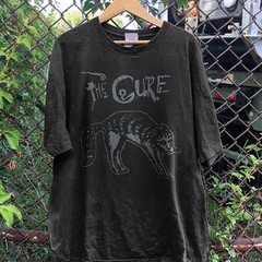 The Cure Rare Cat Artwork Vintage T-Shirt Black Unisex Band Tee S-5XL