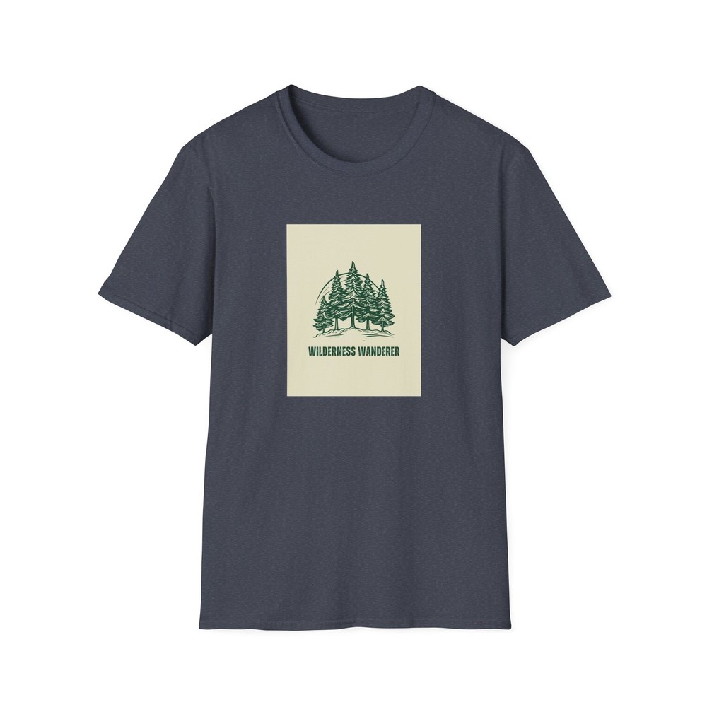 Pine Forest Illustration T-Shirt | Retro Wilderness Wanderer