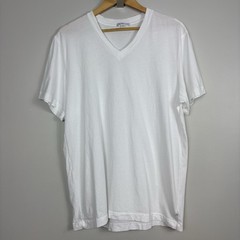 James Perse Mens Standard V-Neck T-Shirt Bundle Sz 4 XL Navy White MLJ3352