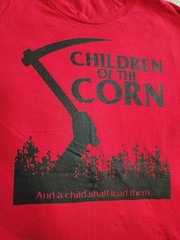 Children of the Corn – T Shirt – Size Medium – Color Red – Good Condition!