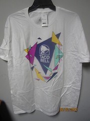 Men’s Taco Bell Short Sleeve Graphic Crewneck T-Shirt Size 2X