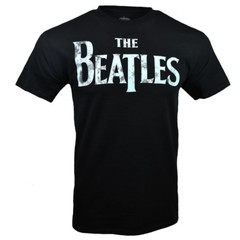 THE BEATLES Mens Tee T Shirt Black, John Lennon Rock Band Black Music NEW