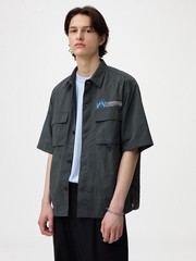 Brand new with tags GU x DEATH STRANDING 2 nylon shirt, size L, rare item