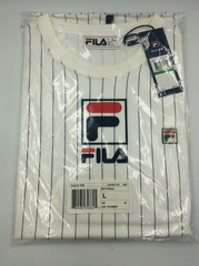 Fila Men’s Guillo Tee White/Peacoat, Vintage Soccer Style, LARGE 🎈FREE SHIP🎈