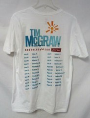 Tim McGraw Brothers of the Sun 2012 Tour Graphic T-Shirt, Mens Medium A1 2234