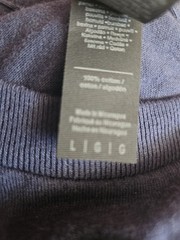 4 Gidan Navy Blue Long Sleeve G840 50/50 Large