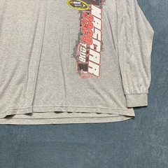 AAA Nascar 2009 Tour Sprint Cup Series T Shirt Mens XL-2XL Gray Long Sleeve