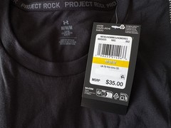 Under Armour Project Rock T-Shirt Black Gym Men’s Sz M / XL / 3XL Tee New