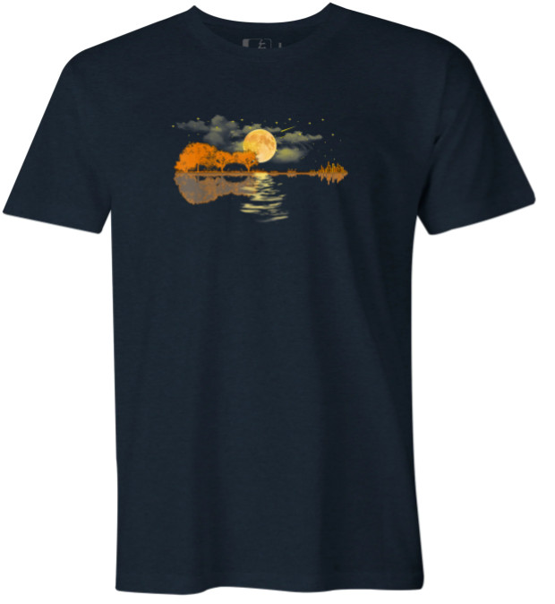 Guitar Sunset Tee – Choose Your Size & Color!