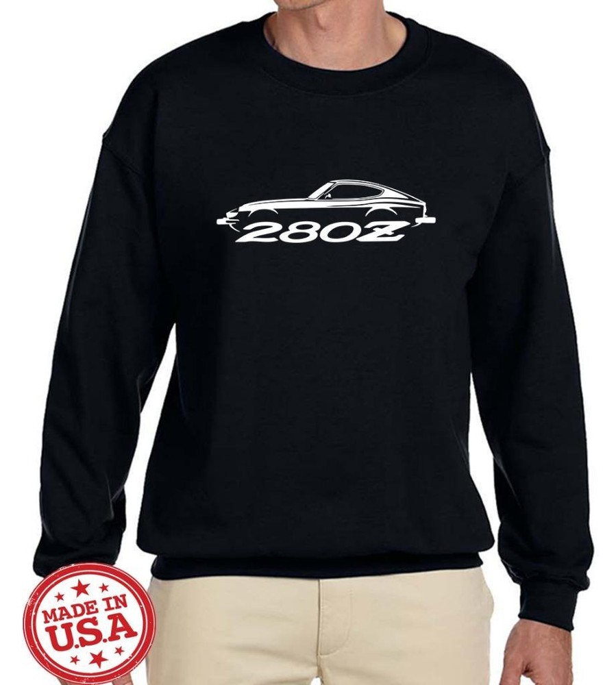 Datsun 280Z Sports Car Classic Outline Design Sweatshirt NEW