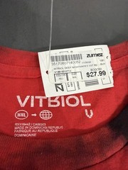 Vitriol Shirt Mens XXL Red Black Anime Deep Nightmares Stay Awake Tie Dye