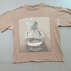 Vintage 90s Kermit Clein Calvin Klein Parody T-Shirt Jim Henson Productions
