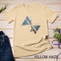Geometric Mountains T-Shirt- Abstract Mountain Camping Tee Unisex T-shirt