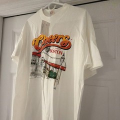 Vintage Cheers Boston T Shirt L Sof Tee Single Stitch 1994 NOS MINT