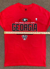 Georgia Bulldogs Shirt Mens M 2019 NCAA Sugar Bowl Long Sleeve Cotton Pullover